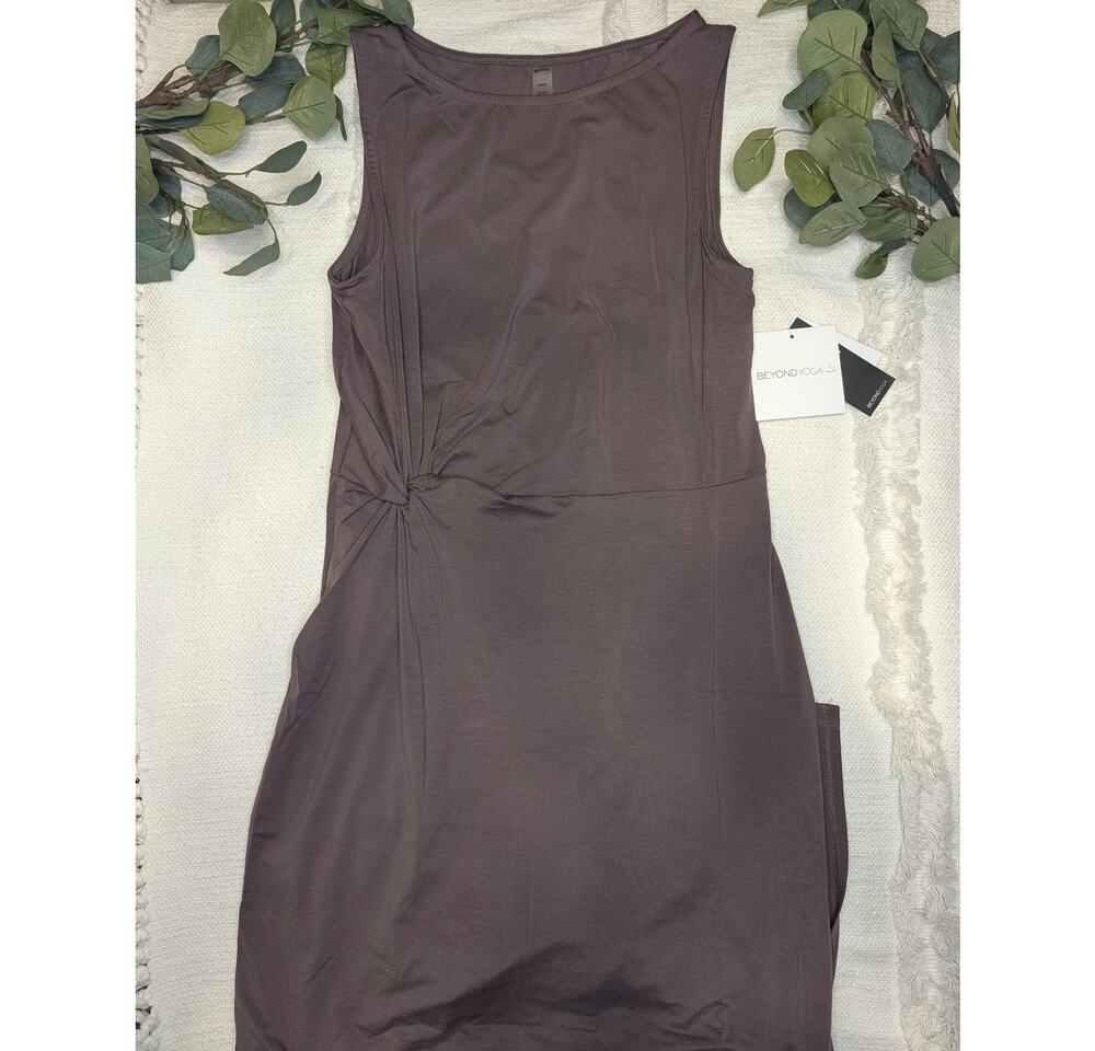 Beyond Yoga Rotation Side Twist Midi Dress in Woodland